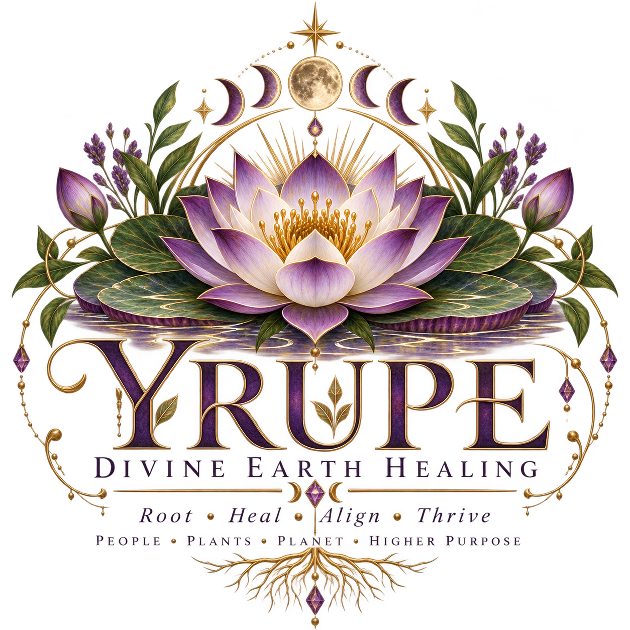 Yrupe Divine Earth Healing logo